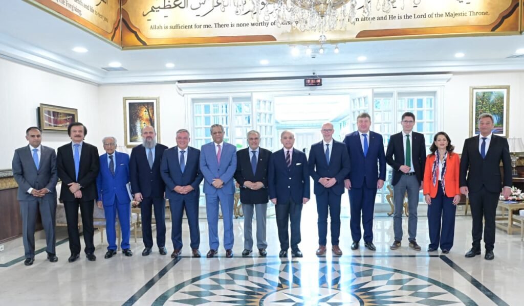 EU-Pakistan Business Forum: European Delegation Meets PM Shehbaz Sharif 3 IMG 20260428 WA1430