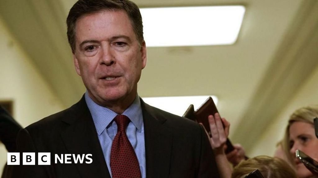 Ex-FBI director James Comey surrenders over charge of threatening Trumps life in Instagram post 28 Ex-FBI director James Comey surrenders over charge of threatening Trump's life in Instagram post