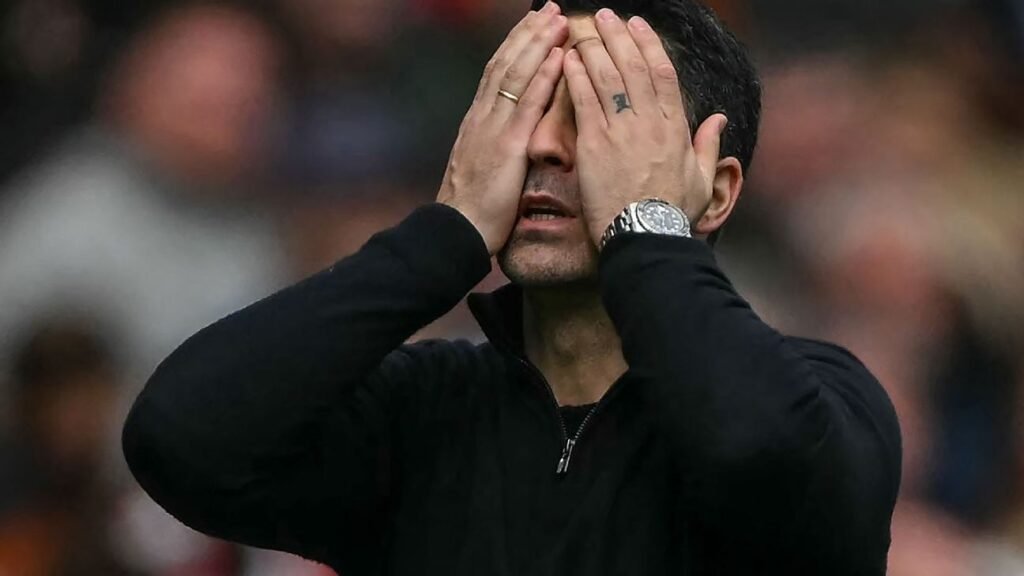 Arsenals Mikel Arteta: Bournemouth defeat a big punch in the face 39 Arsenal's Mikel Arteta: Bournemouth defeat a 'big punch in the face'