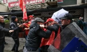 May Day Clashes in Istanbul: Police Fire Water Cannons at Protesters, Dozens Arrested 2 IMG 20260501 WA2451