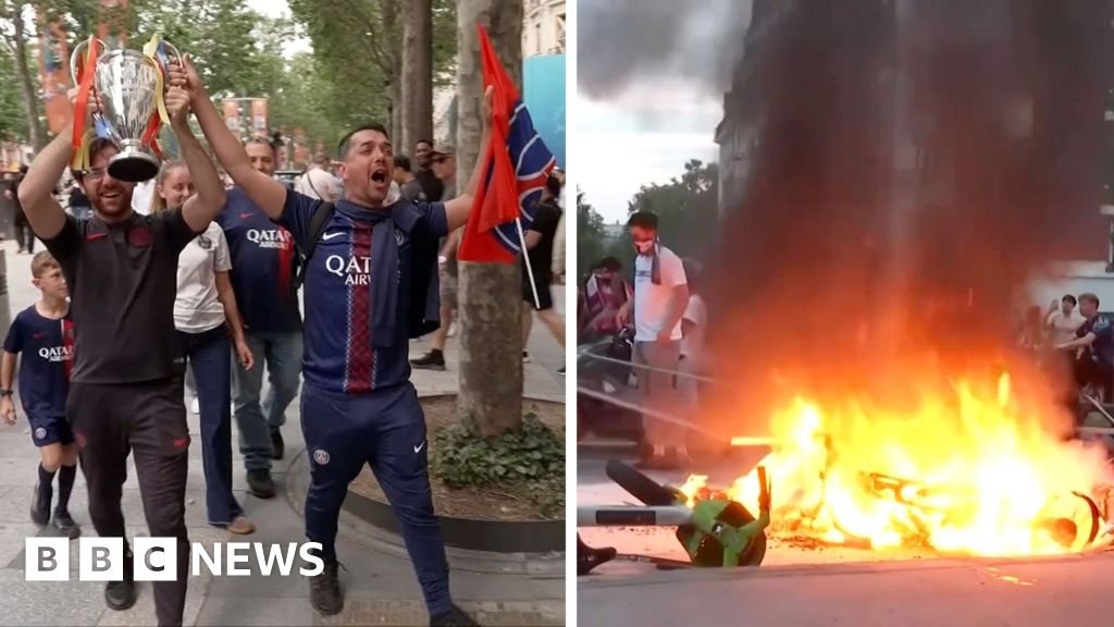 PSG win: Paris in a mix of celebration and confrontation 5 PSG win: Paris in a mix of celebration and confrontation