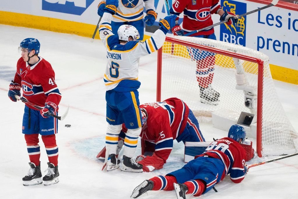 Benson's birthday goal evens series for Sabres 4 Benson's birthday goal evens series for Sabres