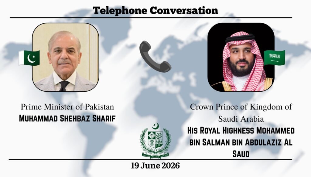 PM Shehbaz Sharif, Crown Prince MBS Discuss Islamabad Peace Deal in Warm Telephone Call 5 20260619 213950