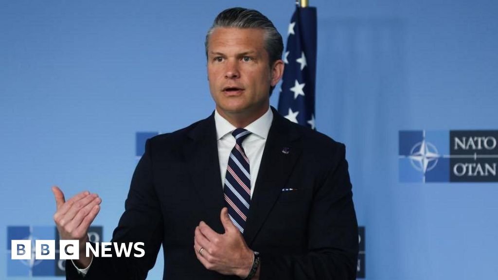 Hegseth renews Nato criticism and says US will review presence in Europe 14 Hegseth renews Nato criticism and says US will review presence in Europe