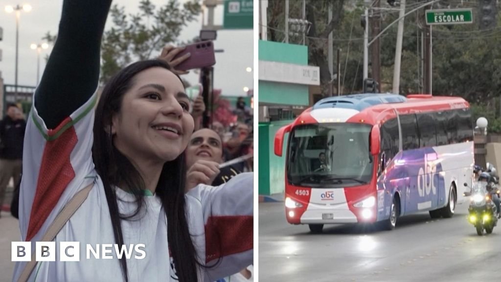 Watch: Irans World Cup team arrives in Mexico amid US visa row 5 Watch: Iran's World Cup team arrives in Mexico amid US visa row