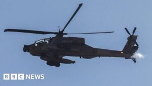 US striking Iran in response to downing of helicopter, military says 1 US striking Iran in response to downing of helicopter, military says