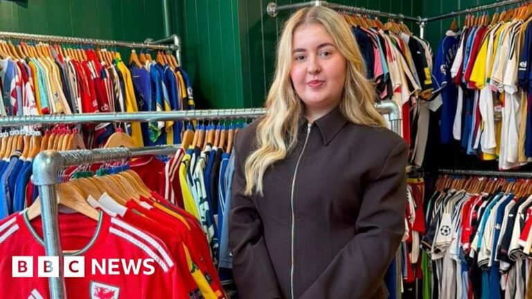 Cardiff vintage football shirt shop to pay teenager's uni fees