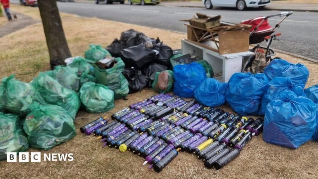 Peterborough litter pickers collect 82 nitrous oxide cans in a day 36 Peterborough litter pickers collect 82 nitrous oxide cans in a day