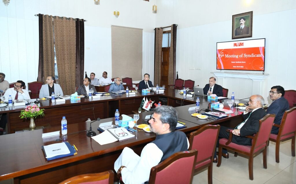 UVAS Syndicate Approves Rs4.870 Billion Budget for FY 2026–27 25 IMG 20260730 WA1968