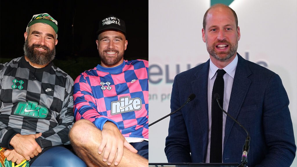 Prince William Talks Soccer, American Football and Travis Kelces Performance as a Backup Dancer to Taylor Swift on New Heights Podcast 17 Prince William Talks Soccer, American Football and Travis Kelce’s Performance as a “Backup Dancer” to Taylor Swift on ‘New Heights’ Podcast