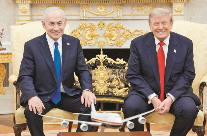 Netanyahu, Trump Meet at White House; Israel Pushes Military Option While U.S. Favors Diplomatic Pressure 25 trahu 31726 d