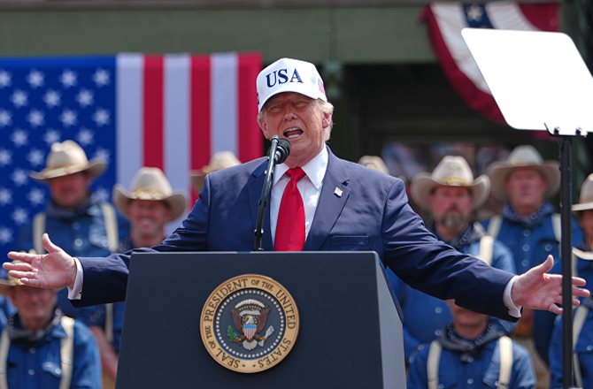 Trump Calls Himself "Best President in Israel's History," Faces Backlash Online 3 trump 030726 d
