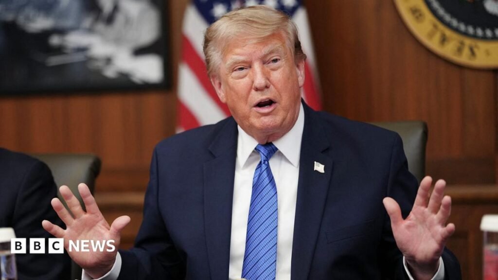 Trump denies US munitions shortage and said hed seek to jail leakers 6 Trump denies US munitions shortage and said he'd seek to jail 'leakers'