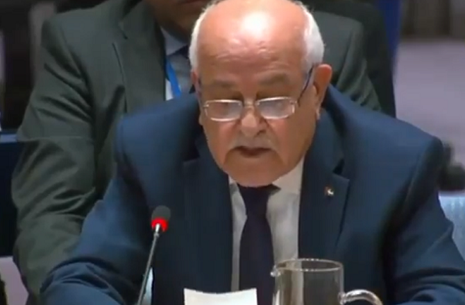 UN Must Move Beyond Routine Procedures: Palestinian Envoy 3 pl 120826 d