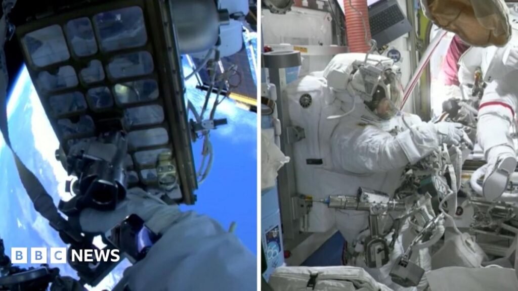Watch: Astronauts set out on rare all-female spacewalk 13 Watch: Astronauts set out on rare all-female spacewalk