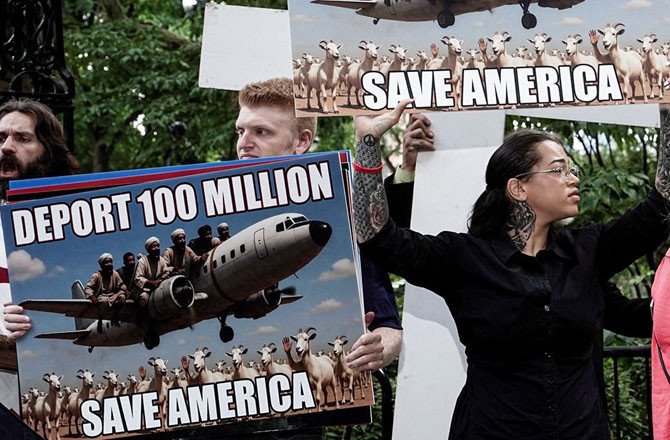 Anti-Muslim March Held on 25th Anniversary of 9/11, Clashes with Counter-Protesters 29 deport d