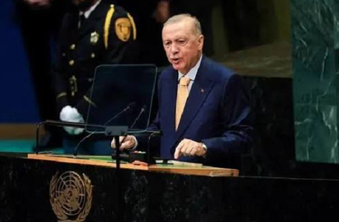 Turkey: President Erdoğan's UN Addresses Published in Book Form in Three Languages 21 erd 240926 d