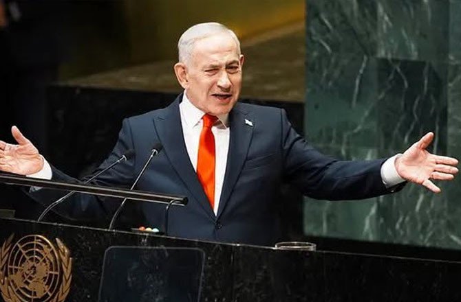 UN: 77 Delegations Walk Out Ahead of Netanyahu's Speech 6 netanyahu 1 d