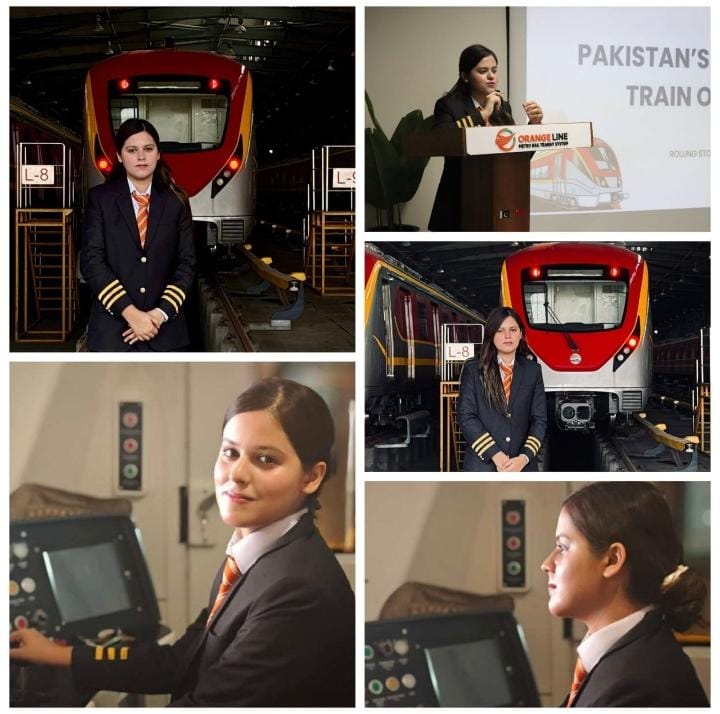 ندا صالح اورنج لائن میٹرو ٹرین کی پہلی خاتون ڈرائیور بن گئیں، وزیراعلیٰ مریم نواز کا خراجِ تحسین