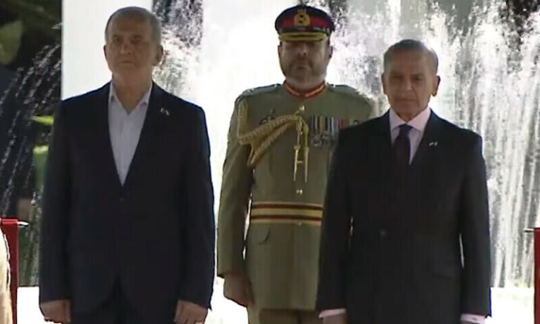 ایران کے صدر کے اعزاز میں وزیراعظم ہاؤس میں باضابطہ استقبالیہ تقریب